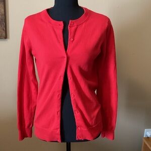 Liz Claiborne Career Vibrant Red Sweater Size Small